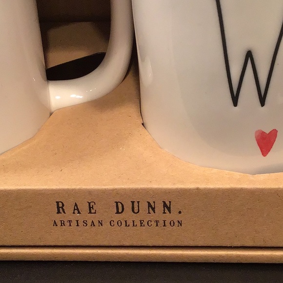 RAE DUNN Valentine’s Day LL "HUBBY" & "WIFEY" mugs - Picture 5 of 5